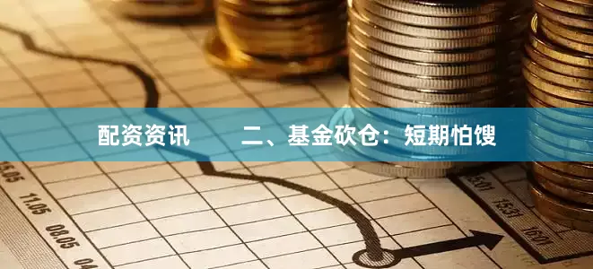 配资资讯        二、基金砍仓：短期怕馊