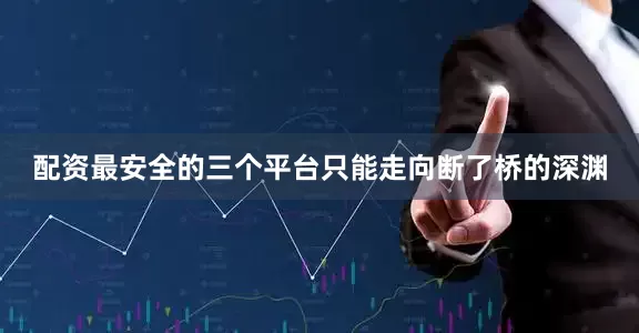 配资最安全的三个平台只能走向断了桥的深渊